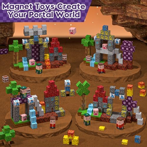 Magnetic Building Blocks, Stacking Magnets,STEM Sensory Toys,Kids Gifts - Image 3