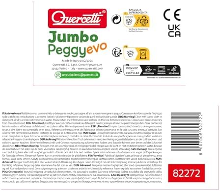 Quercetti: PlayEco+ Jumbo Peggy Evo - Pegs Stacking & Color Matching Toy, Illustrated Cards & Linking Boards, Animal & Vehicle Scenes, Toddler-Kid 2+ - Image 3