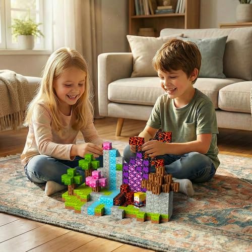 150PCS Magnetic Blocks Magnet Building Cubes Birthday Gifts for Kids - Image 7