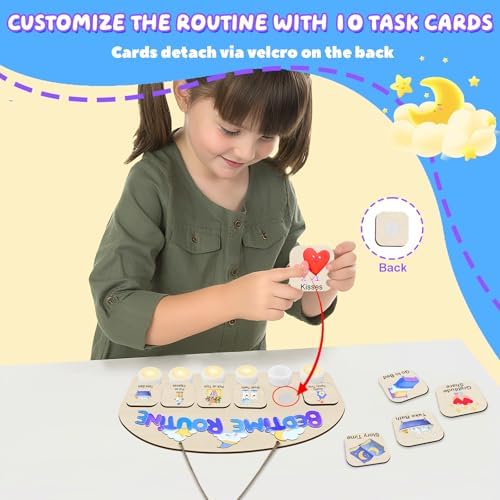 Bedtime Routine Chart for Toddlers, Visual Schedule Chart Planning - Image 3