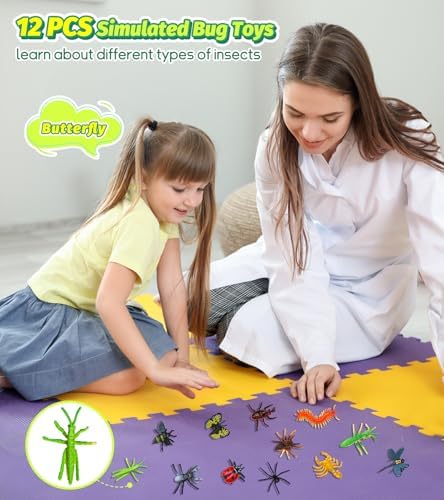 Bug Catcher for Kids, 22 PCS Bug Catching Kit with Bug Collector Toy Bugs - Image 4