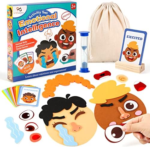 PP OPOUNT Social Emotional Learning Toy, Funny Faces Games by PPOPOUNT