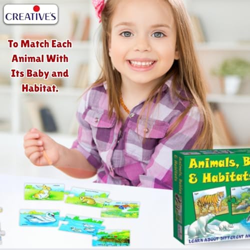 CREATIVE EDUCATIONAL Pre-School Animal Babies and Habitats - Image 5