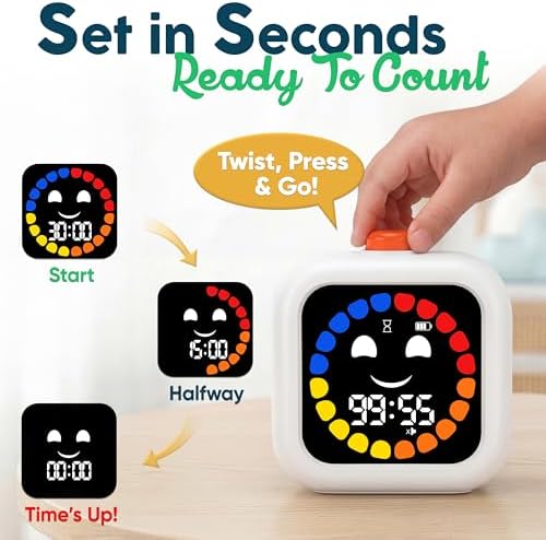 Digital Visual Timer for Kids - Calmer Routines & Transitions - Image 3
