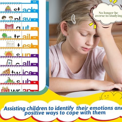 30 Read Word Families, Sight Words, ABC Phonics Flash Cards,Reading Learning Set, Educational Games for Kindergarten - Image 3