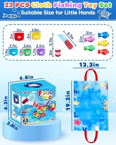 Montessori Toys for 1 2 Year Old Boy Birthday Gifts, Toddler Fishing Game - Image 6