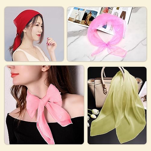 15 Colors Silky Dance Scarves Music Movement Scarves for Kids Play (60) - Image 6