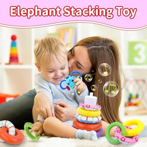 usrela 4 in 1 Baby Toys for 12 18 Month, Toy for Baby Birthday Gift for 1 2 - Image 4