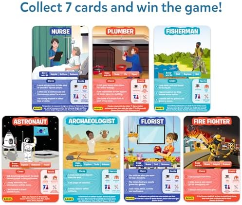 Skillmatics Guess in 10 Card Game – Professions, Gift for Boys & Girls - Image 5