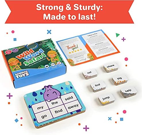 Wild Word Safari - CVC Sight Word Reading Games, Primary Phonics Flash Card Alternatives for Kids, Learning Activities/Resources and a Classroom Must Have - Image 7