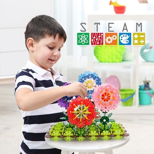PicassoTiles Building Chips Interlocking Disc Construction Blocks in Light Green Color STEM Learning Early Education Toy Engineering Playset Child Brain Development for Girls Boys Kids Age 3+ PTF108 - Image 3