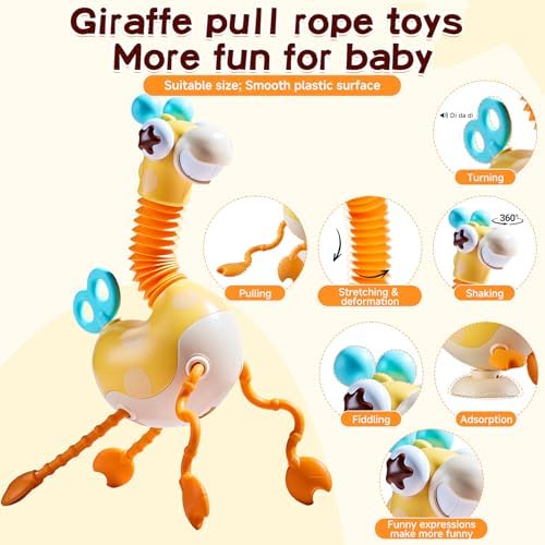 Giraffe Sensory Travel Toy for Children 18 Months+, Stroller Toy - Image 2