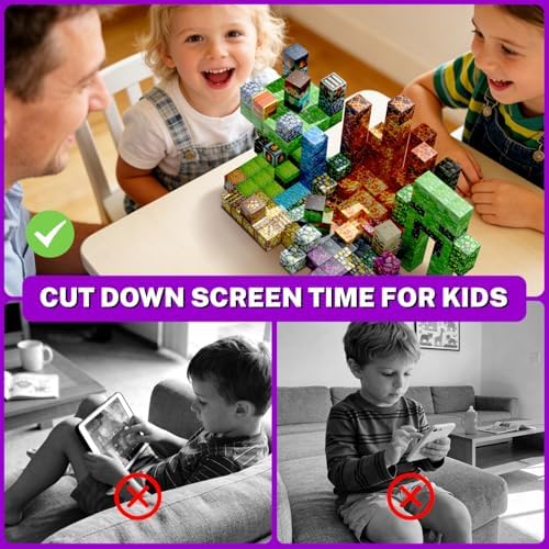 200PCS Magnetic Building Blocks,Learning Sensory Toys for Kids Ages 4-12,STEM Toys Educational Magnet Cubes, Birthday Gifts for Boys & Girls - Image 7