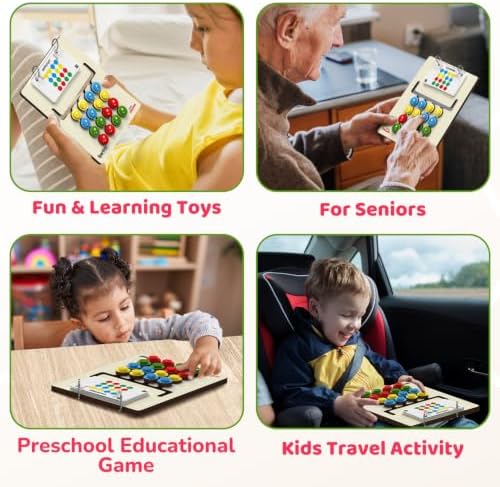 Smartivity Montessori Slide Puzzle - Wooden Toy for Kids 4-8 Years - Image 6