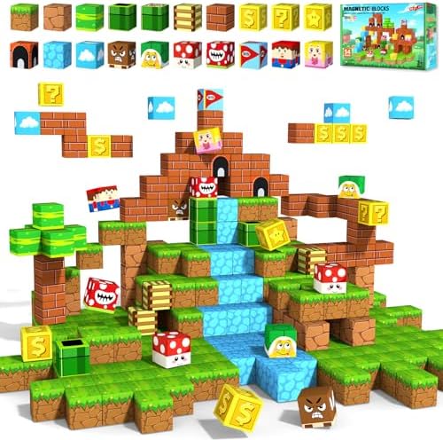 KAEILORU Magnetic Blocks,1.21" Large Magnet Building Block for 3 Year Old by KAEILORU