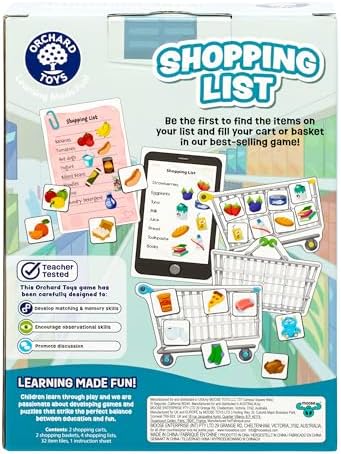 Orchard Toys Shopping List Game - New Art Race to Collect Your Groceries in This Fun Memory Game, Age 3-7, 2-4 Players - Image 4