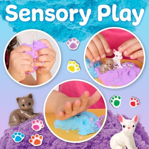 Creativity for Kids Sensory Minis Pets Kit | Cloud Clay Sensory Toy for Kids | Mess-Free, Screen Free Summer Supplies | Travel Activity for Kids (Ages 3+) - Image 5