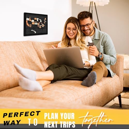 flinelife USA Travel Map, 13x11, Wooden USA Map Puzzle, Perfect For Couples and Families Gift - Image 5