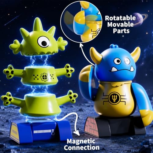 Magnetic Robot Toy for Kids & Boy 3-5 ,35 PCS STEM DIY Educational Play set - Image 3