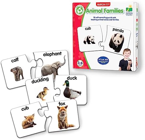 The Learning Journey: Match It! - Animal Families - Learning Animals, Animal Matching Game, Animal Puzzle For Kids, Puzzle For Toddlers, Award Winning Educational Toys by TheLearningJourney