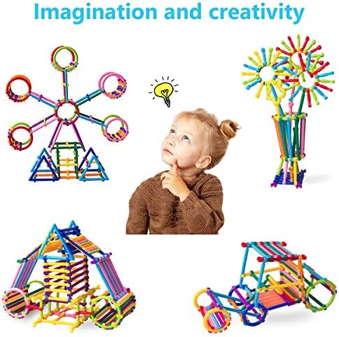Juboury 1054Pcs Building Toy Building Blocks Bars Educational Set Puzzle - Image 5