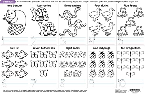 Teacher Created Resources Numbers 1–10 Learning Mat (TCR21015) - Image 3