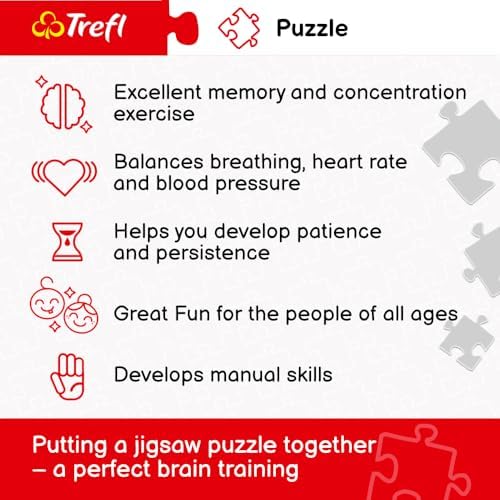 Trefl Large Physical map of the World - 4000 Piece Puzzle 53.5"x 37.8" - Image 3