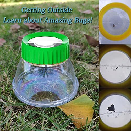 4Pack Green Bug Viewer with 5X Magnifier | Bug Jars for Kids Collecting - Image 4