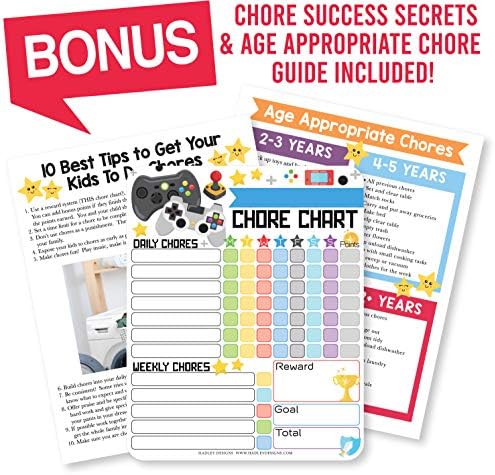 Magnetic Chore Chart for Kids Dry Erase Reward Chart for Home and Classroom - Image 6