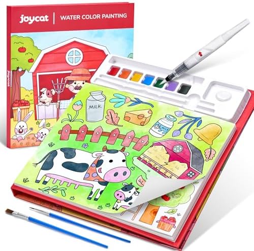 JoyCat Paint with Water Coloring Books for Toddlers (Farm) by JOYCAT