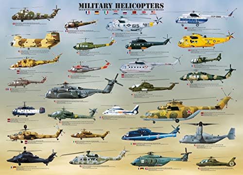 EuroGraphics Military Helicopters Puzzle, 500-Piece - Image 2