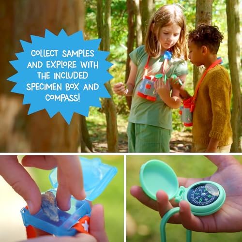Wow in The World Kids’ Binoculars & Nature Explorer KIT | Look Far, Nature Scavenger Hunt, Specimen Box, Companion Audio Content, Bonus Reusable Science Tool, STEM Toy for Kids 4+ by Thames & Kosmos - Image 3