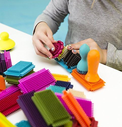 B. toys Bristle Blocks, 68 Interlocking Blocks in Jar, Construction - Image 5