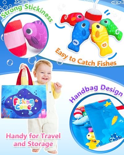 Montessori Toys for 1 2 Year Old Boy Birthday Gifts, Toddler Fishing Game - Image 5