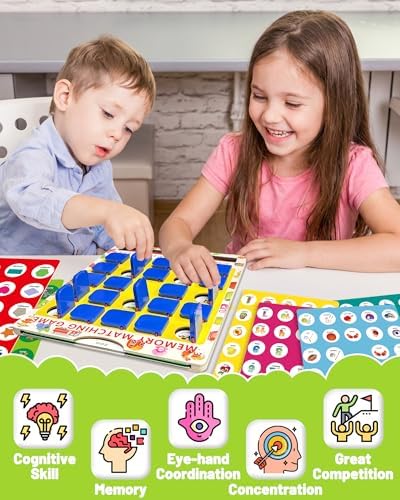 Matching Memory Game for Kids, Travel Toys Games Activities for 3-5 4-8 - Image 4