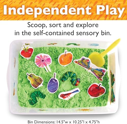 Creativity for Kids The Very Hungry Caterpillar Sensory Bin - Toddler Sensory Toys from The World of Eric Carle Books, Preschool Learning Activities and Fine Motor Toys for Toddlers (Ages 3+) - Image 5