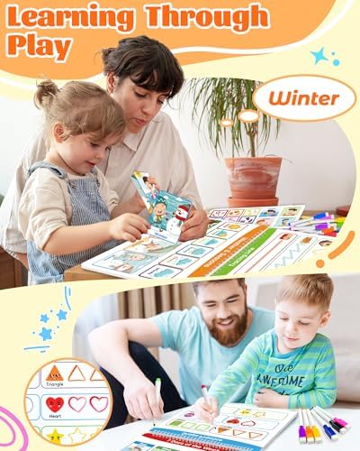 Walenced Busy Book for Toddlers 3 4 5 Year, Preschool Learning Activities - Image 4
