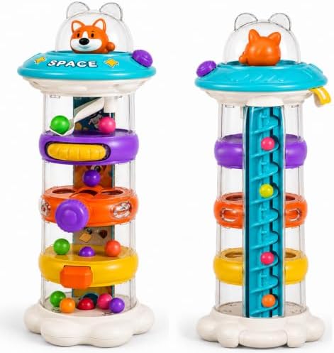 6-in-1 Montessori Educational Learning Ball Drop Toy,Cause and Effect Toys by Unknown