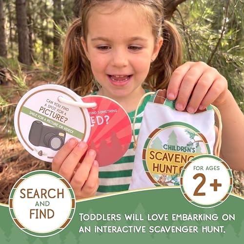 Blu Jay Children's Scavenger Hunt Cards - Nature Toy, Camping Edition - Image 2