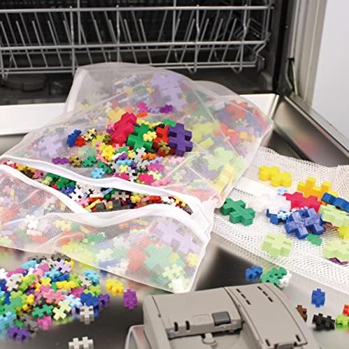 PLUS PLUS 600 Piece Basic Mix - Mini Waffle Blocks, Classroom Must Haves - Image 2