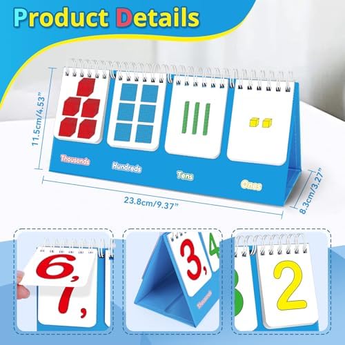 Place Value Manipulatives Flip Chart, Math Manipulatives - Image 2