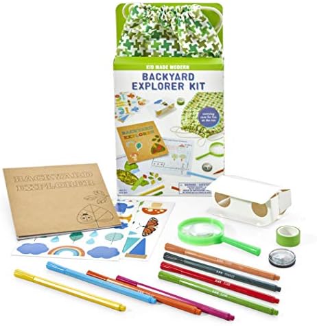 Kid Made Modern Exploring Nature with Children Backyard Explorer Kit - Outdoor Activities for Kids, Ages 6 and Up by KidMadeModern