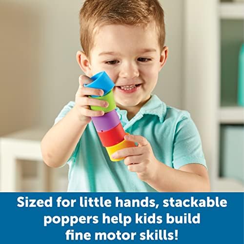 Learning Resources Rainbow Emotion Fidget Poppers, Sensory Toys, Social-Emotional Learning ,Sensory Toys for Toddlers, SEL Skills,Fine Motor Skills, Ages 3+,5 Pieces - Image 4