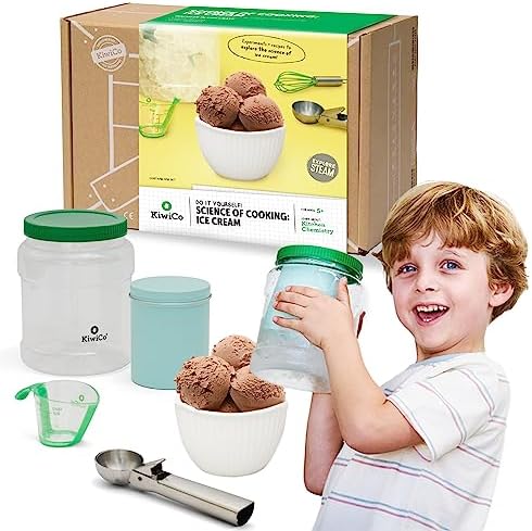 KiwiCo Science of Cooking Ice Cream Kit - STEM Chemistry Set for Ages 5+ by KiwiCo
