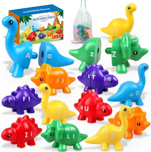 Anzimo Toddler Dinosaur Montessori Toys for 1 2 3 4 Year Old Boy Girl Birthday Gift - Kids Preschool Learning Activities Educational Travel Outdoor Sensory Toys for Toddlers 1-3 by Anzimo