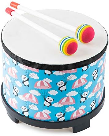 Kids Floor Tom Drum Toddlers: Baby Music Toys 8 inch Percussion Instrument by Musfunny