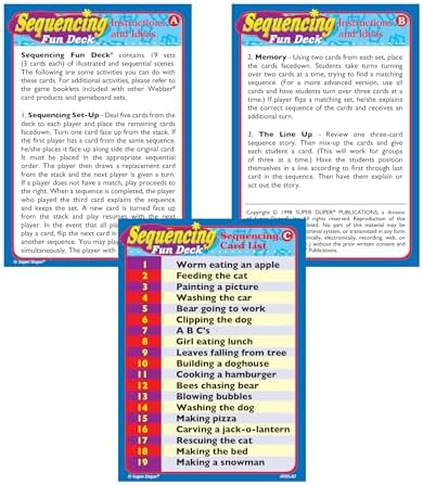 Super Duper Publications | Sequencing Fun Deck Flash Cards | Educational Learning Resource for Children - Image 3