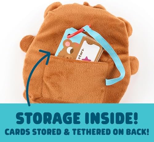 Chuckle & Roar Sensory Seek & Find Scavenger Hunt Bear – Plush Travel Toy with Hidden Objects, 40 No-Reading Challenge Cards, Sensory Activity for Focus & Calm, Toddler Gift Ages 3+ - Image 4