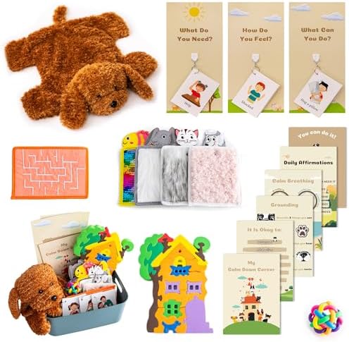 ODOXIA Calm Down Corner Kit for Classrooms | Sensory Tools for Kids | Includes Plush, Posters, Solutions Wall, Fidget Toys | Special Education by Odoxia