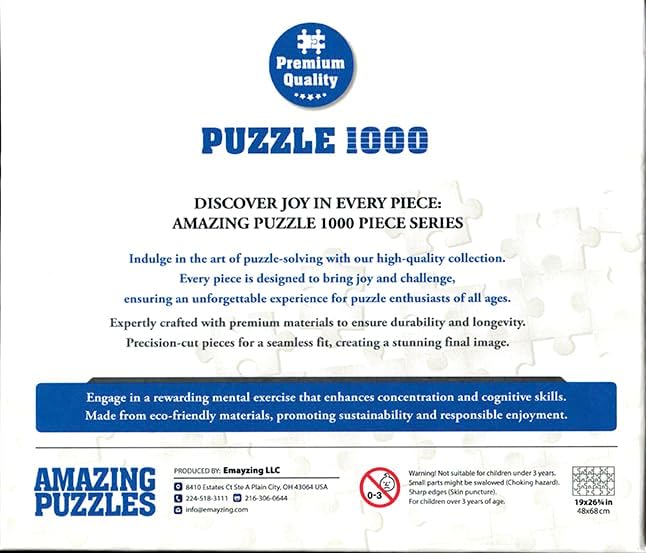 1000 Piece Jigsaw Puzzle for Kids and Adults 19x27in - Old World Map - Image 4